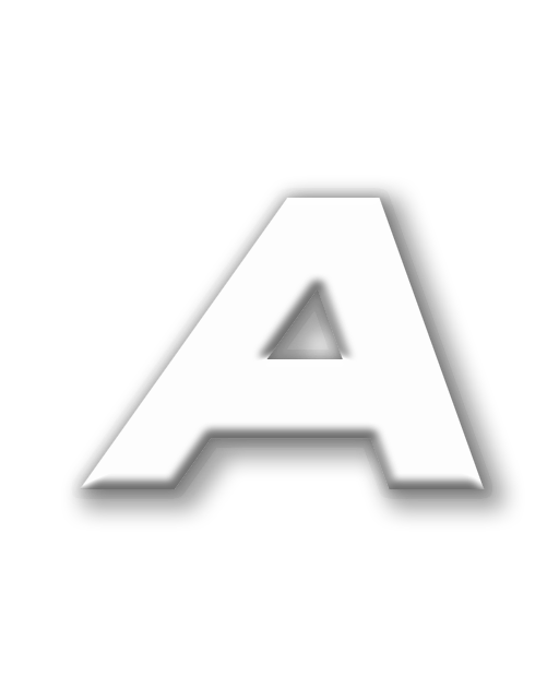 The letter a of the word global.