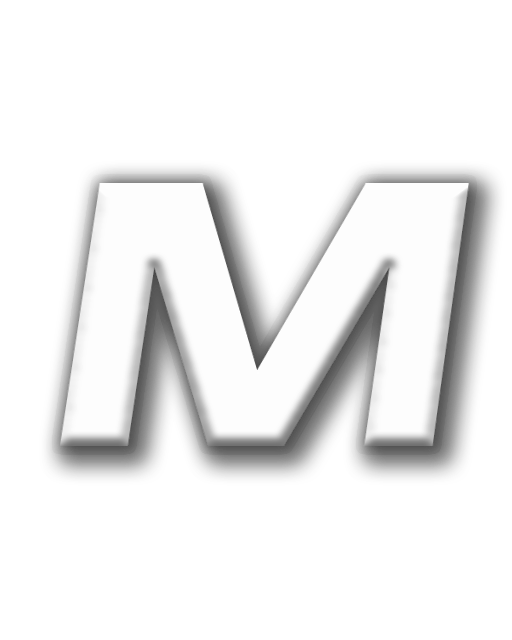 The letter m.