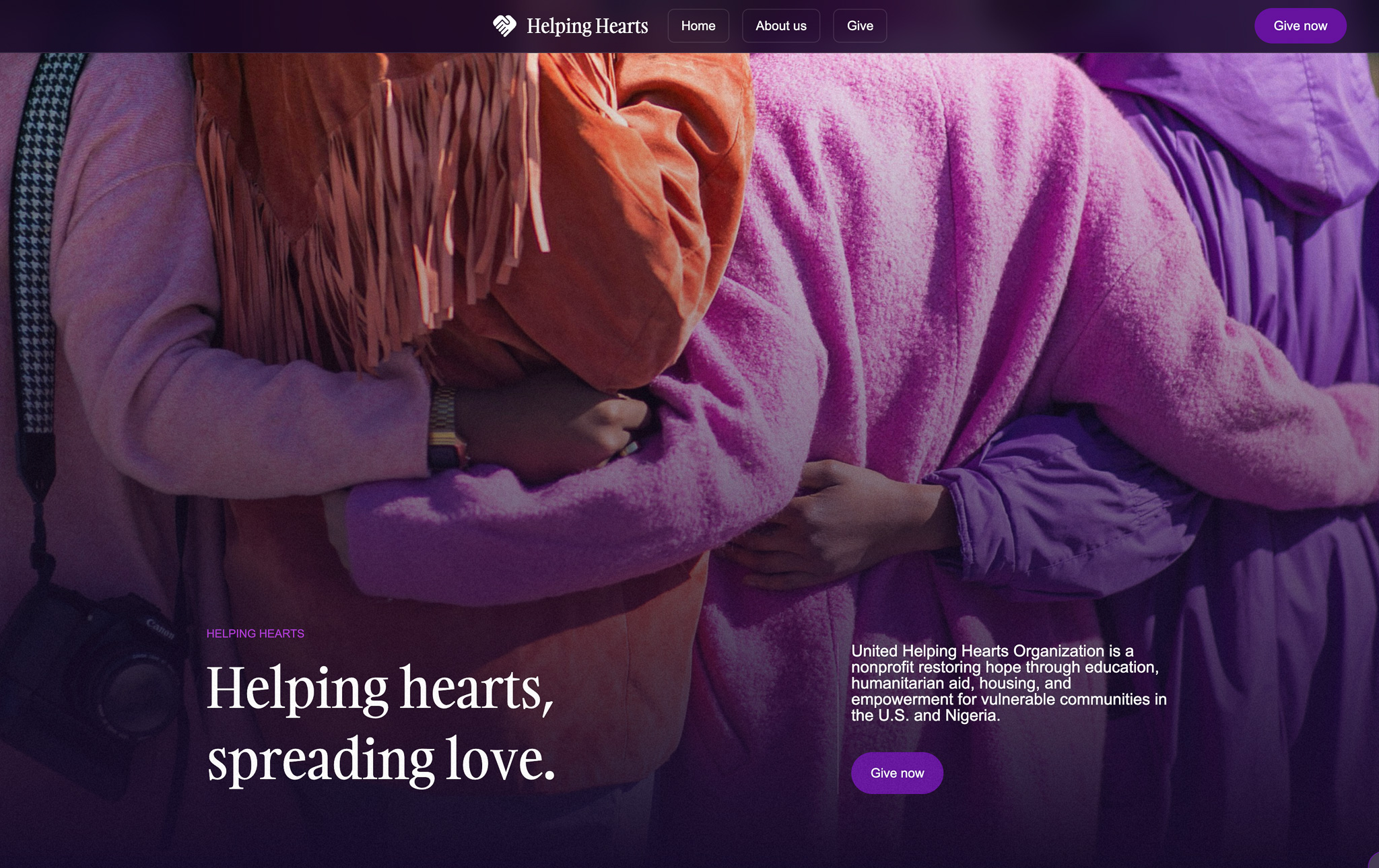 uhhearts.org screenshot