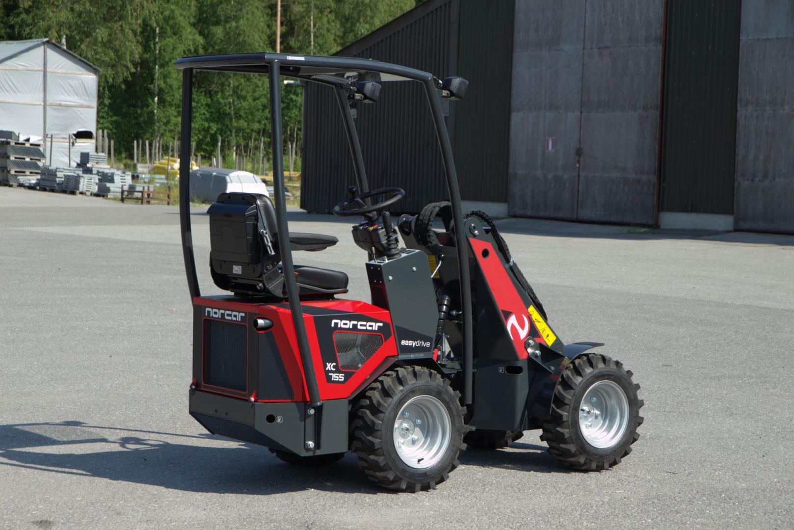 Norcar 755xc kniklader - overzicht