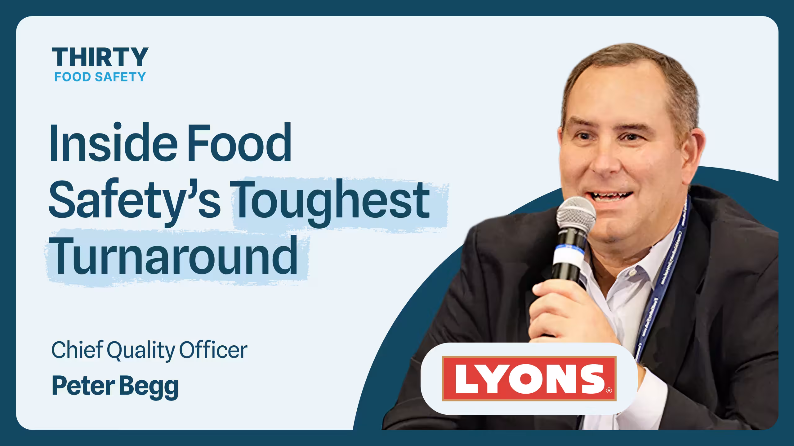 30 Food Safety with Peter Begg