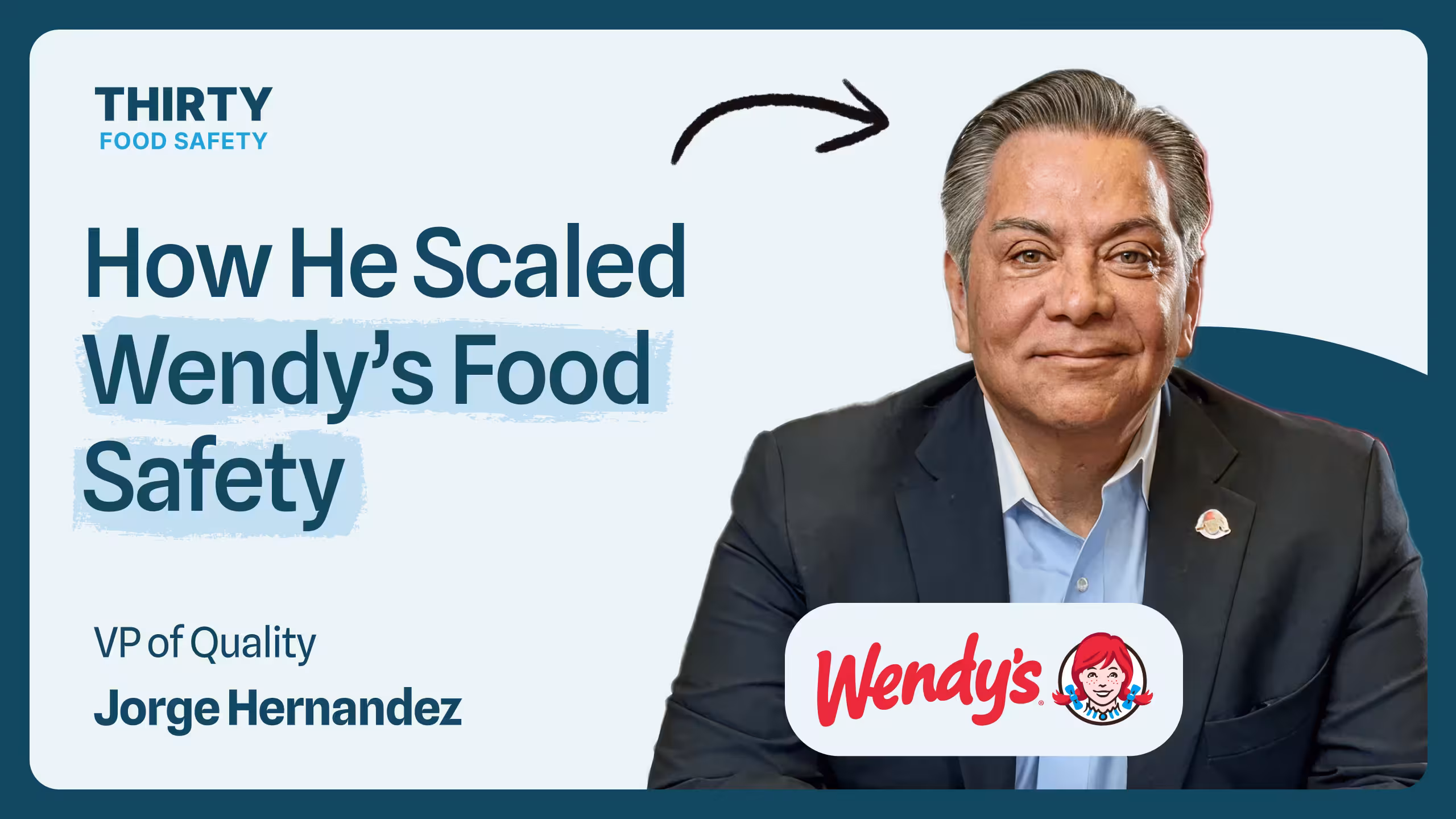 How Jorge Hernandez Scaled Wendy's FSQA Department + Lessons Along The Way