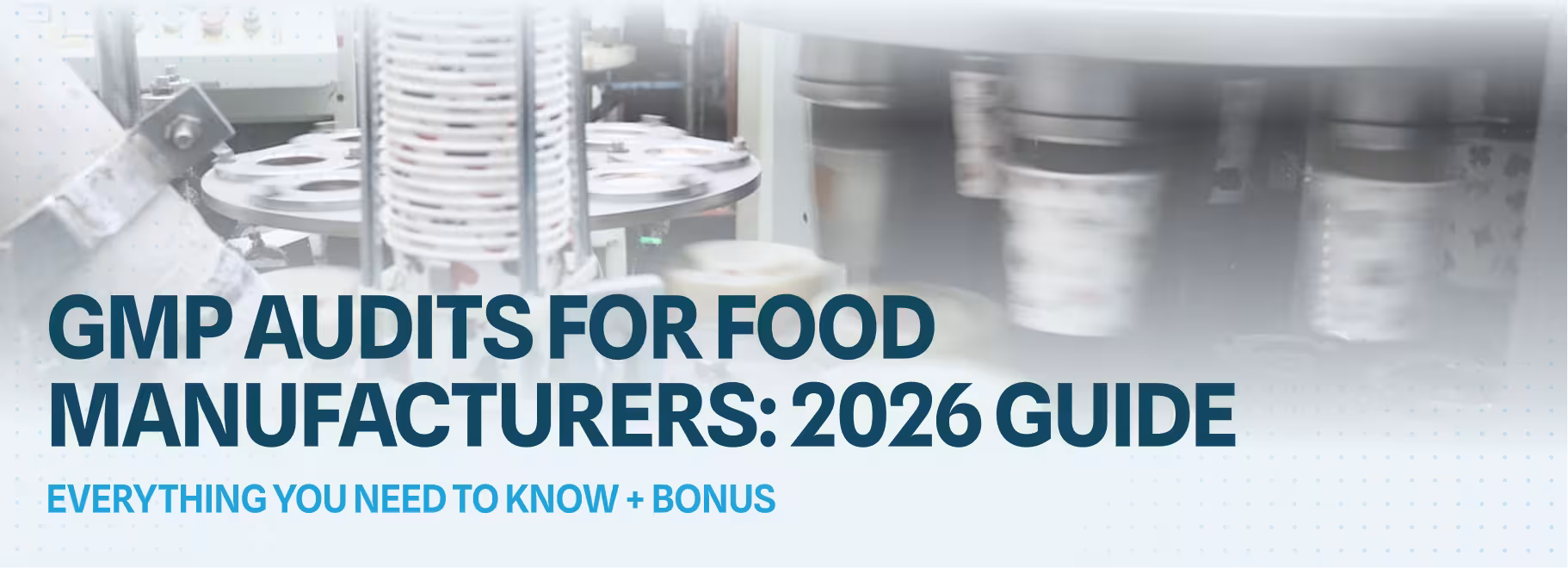 GMP Audits for Food Manufacturers: The Complete Guide