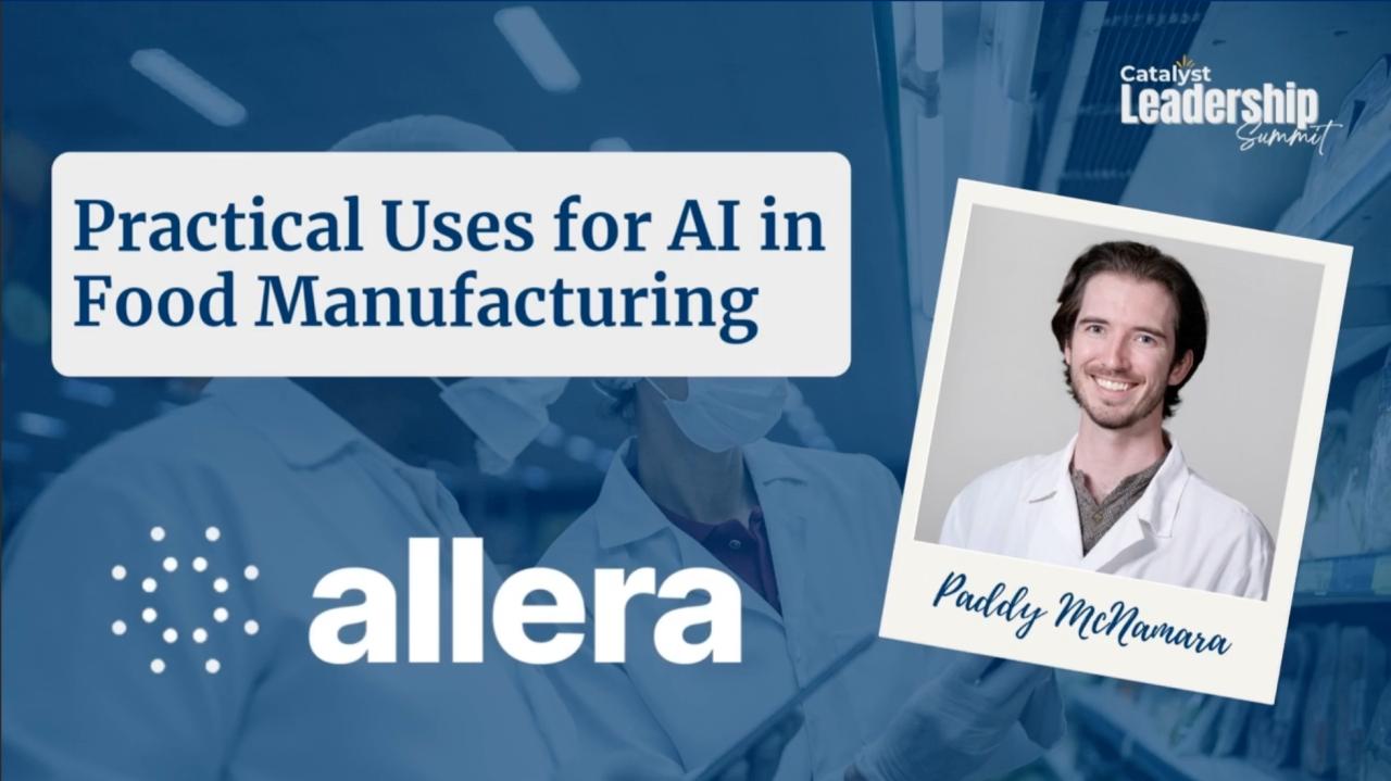 Practical Use Cases For AI in FSQA | Paddy McNamara on Catalyst