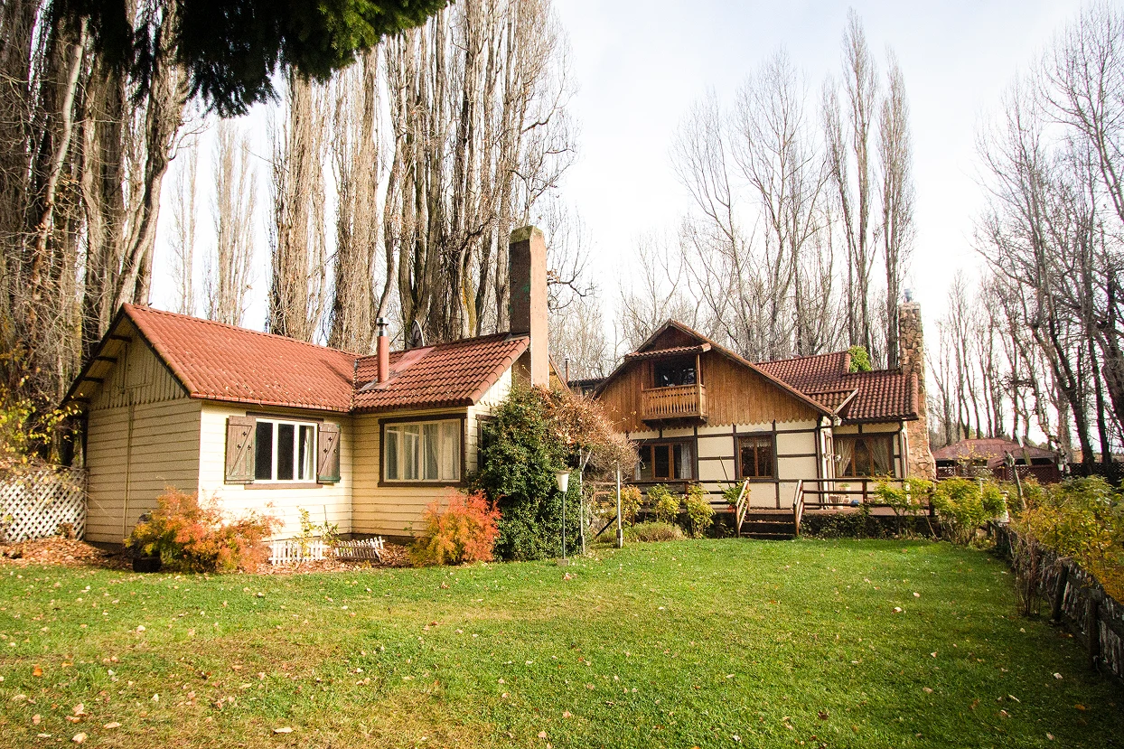 Historic Patagonian estancia on the shores of Tierra del Fuego, Chile