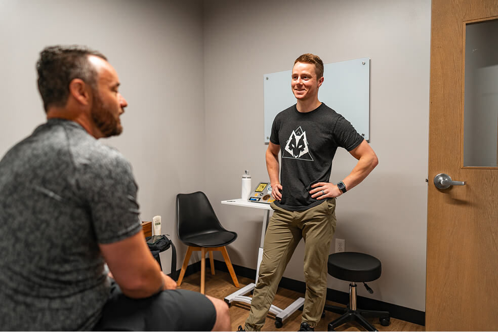 brooks talking to patient - cta about
