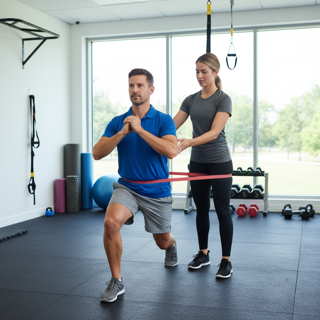 Functional exercise training during physical therapy in Tacoma focusing on active rehabilitation and performance enhancement