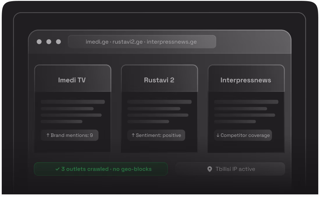 Media & Sentiment Monitoring 