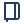 Outline icon of a closed diary or notebook with a bookmark.