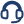 Blue headset icon representing customer support or call center service.
