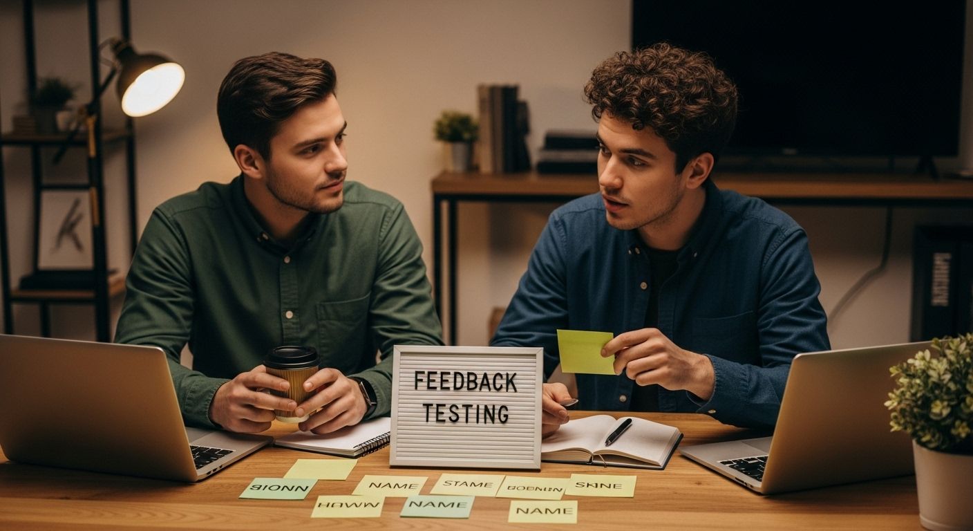 startup feedback naming