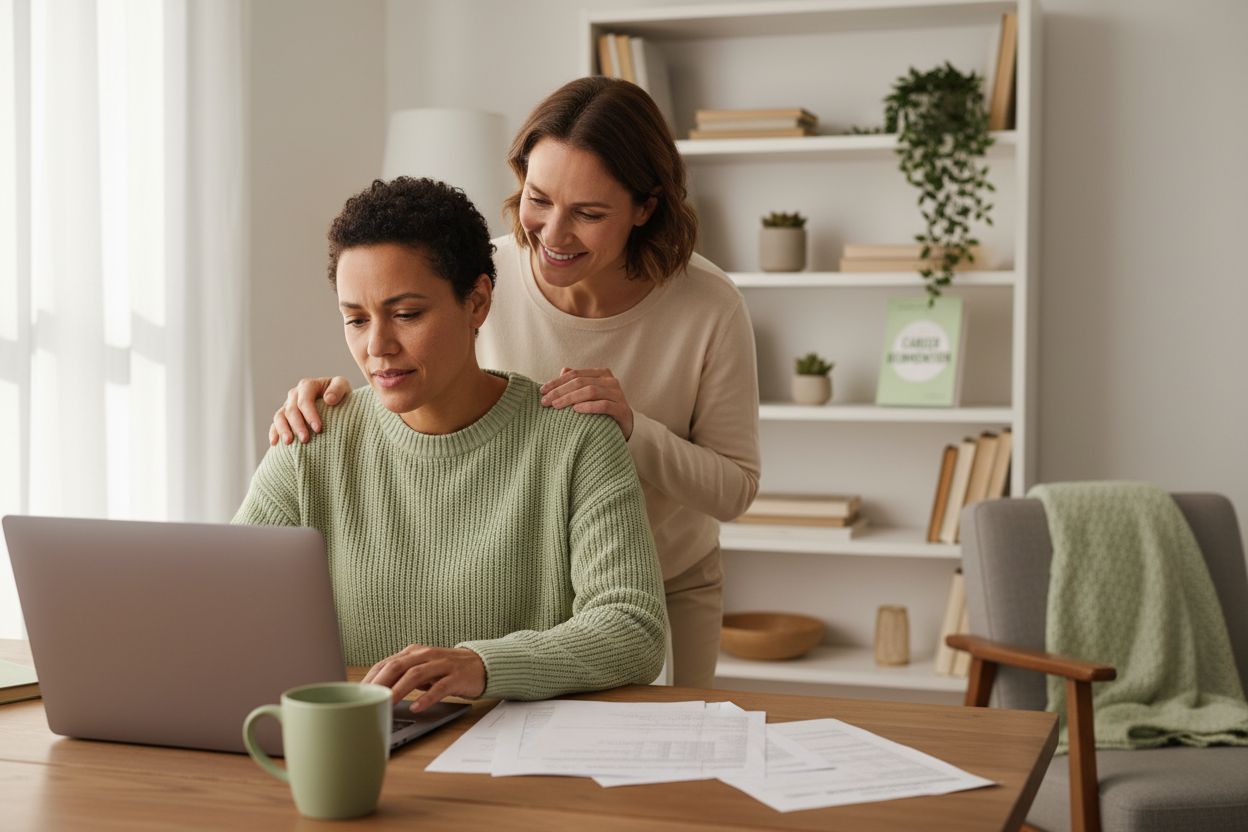 career transition support home