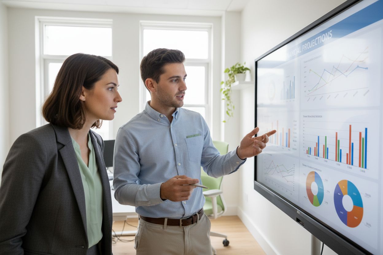 financial projections teamwork