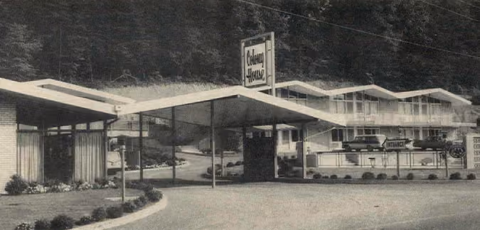 Old black and white photo of CHML from 1960