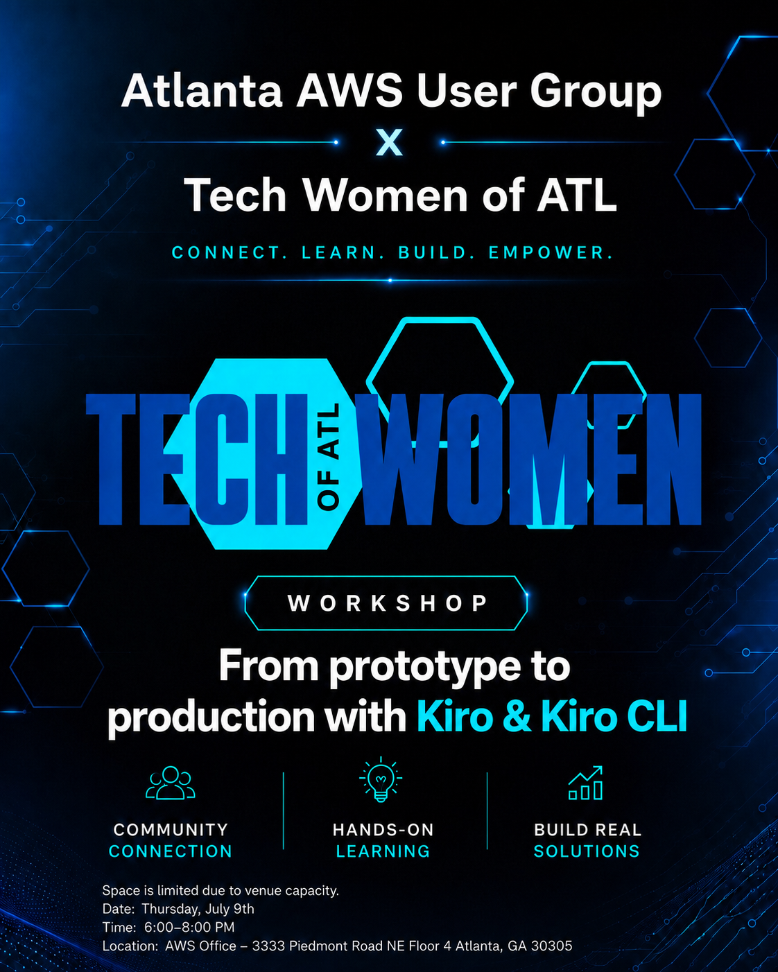 flyer for AI workshop
