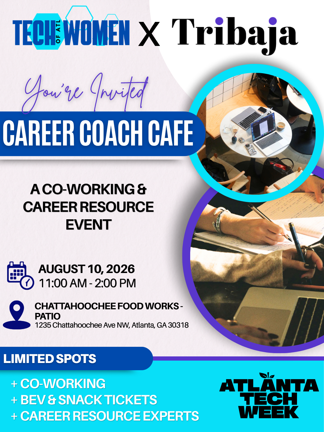 Flyer for ace the interview event
