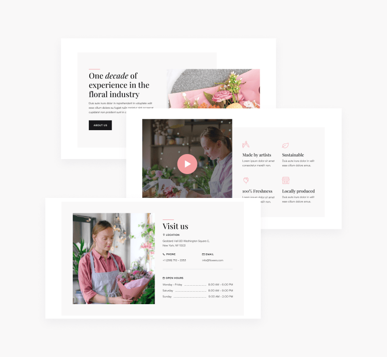 Flowers X - 30 Sections Included - Florist Webflow Template