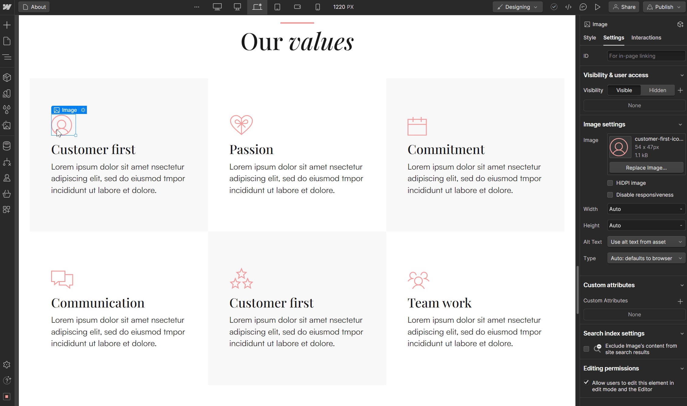 Flowers X Webflow Template And Ui Kit - Icons And Graphics