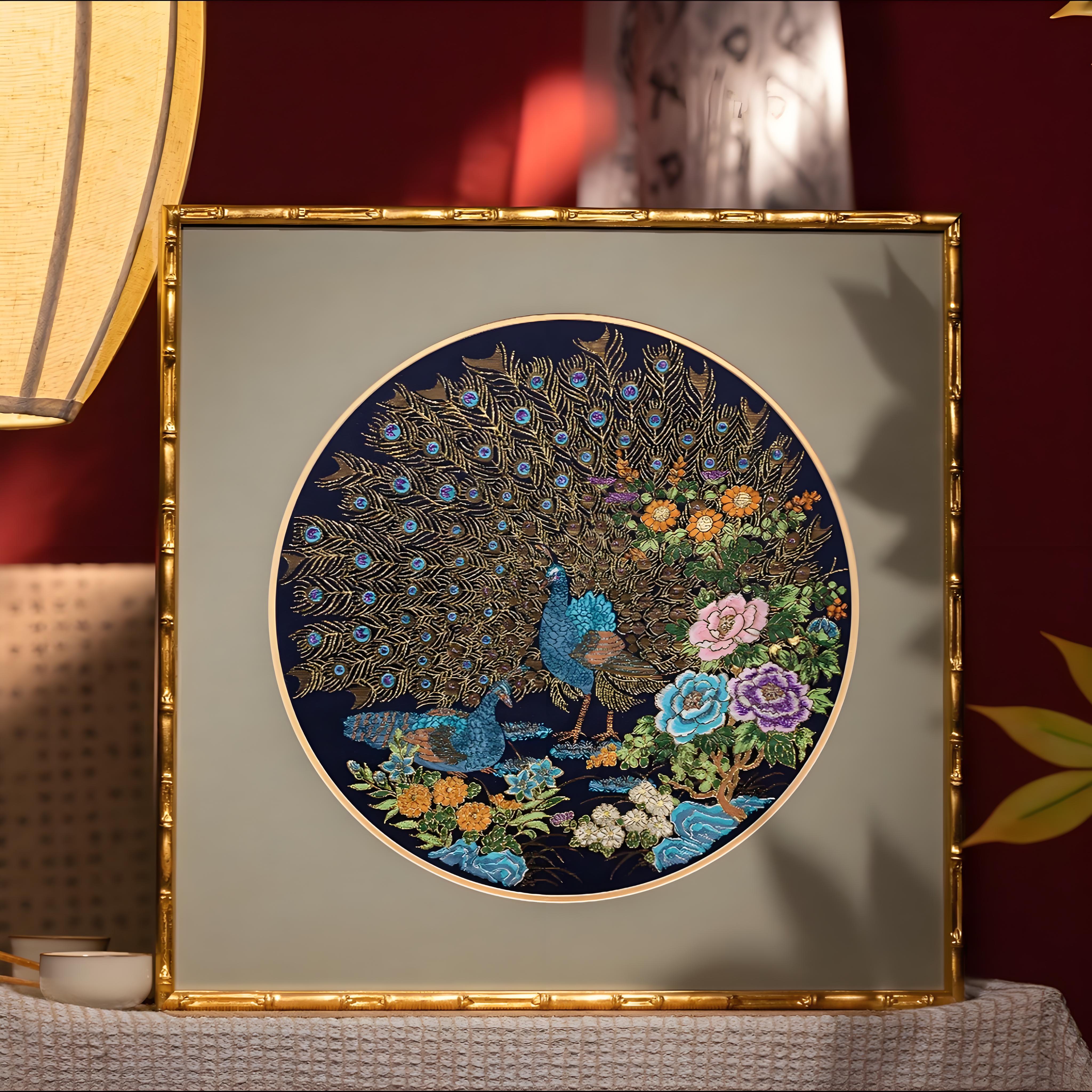 Imperial Menagerie Series: Peacock in Full Display