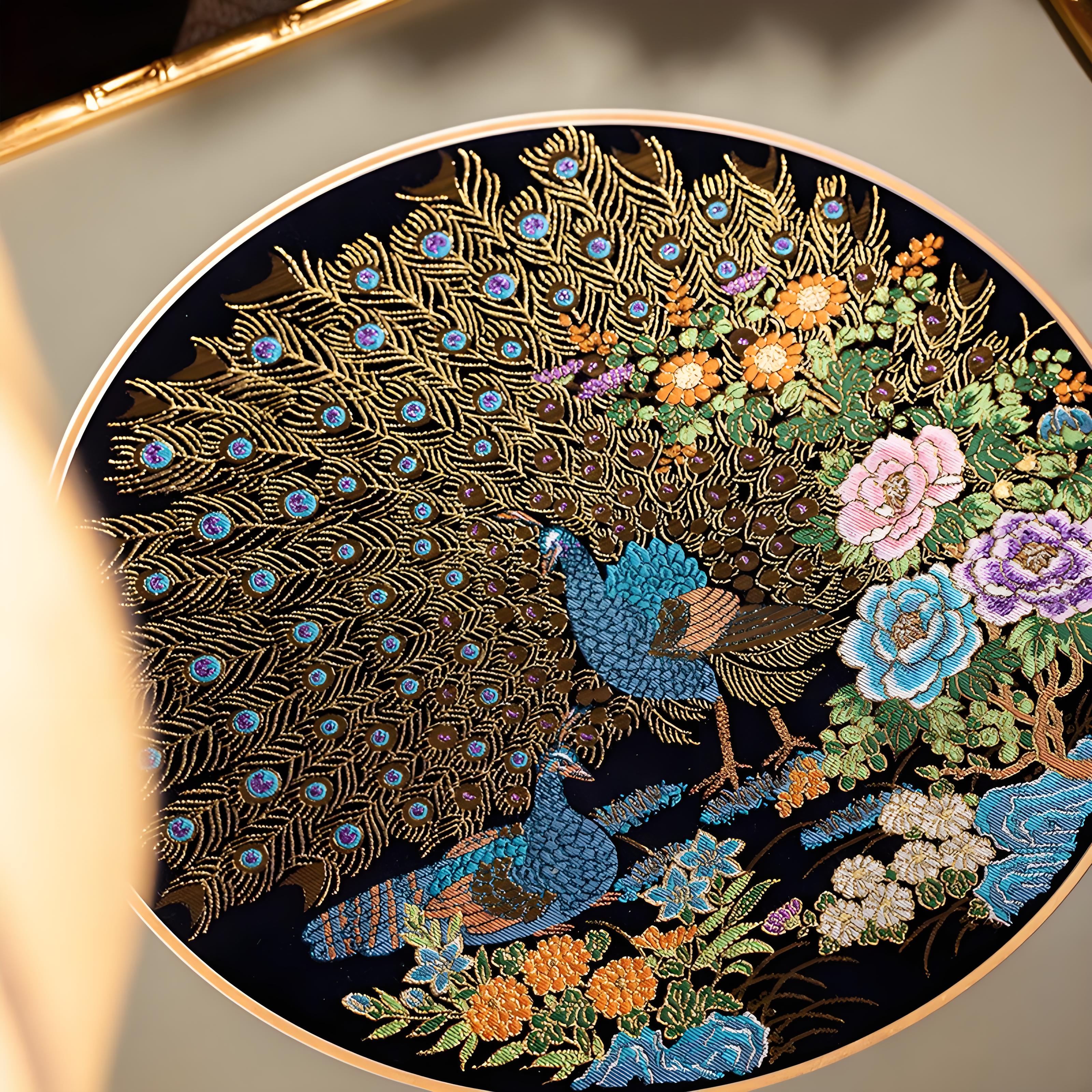 Imperial Menagerie Series: Peacock in Full Display