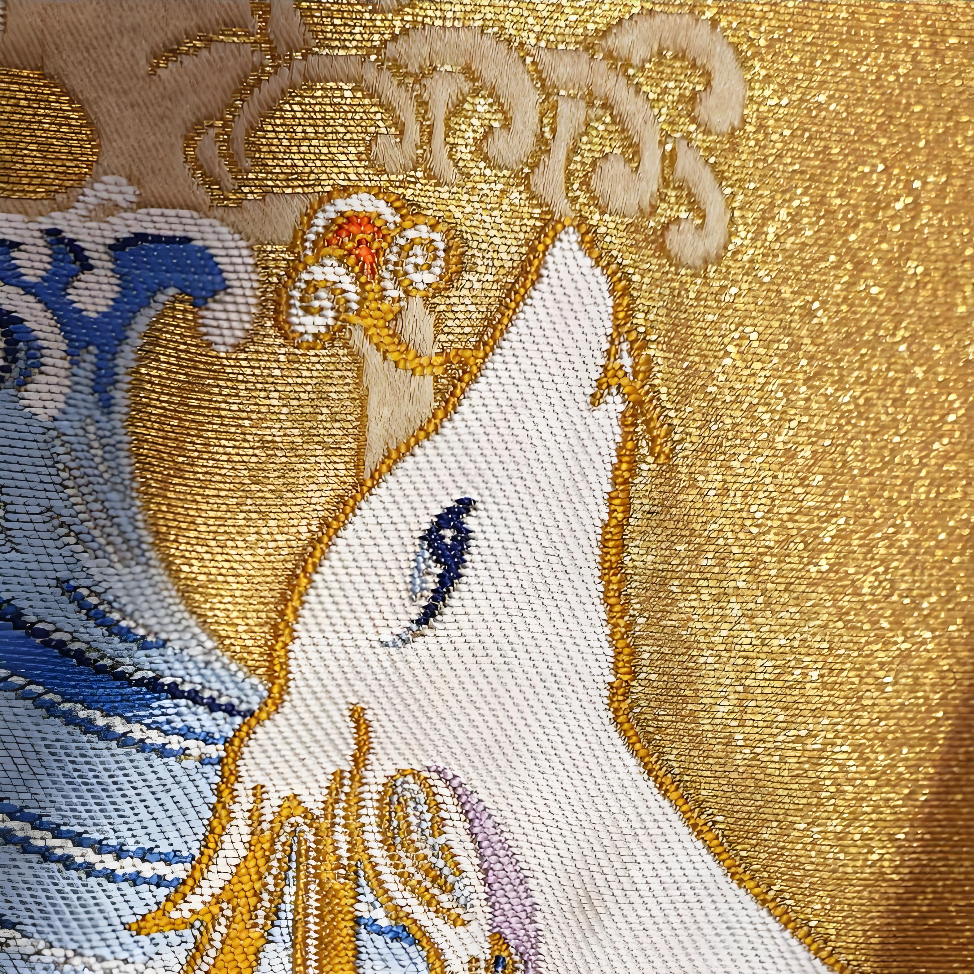 Gold-Wave Chasing Deer