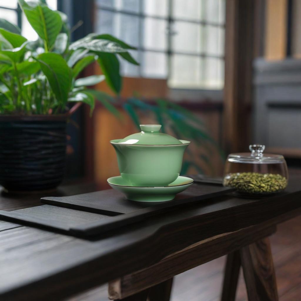 Lid. Bowl. Saucer.