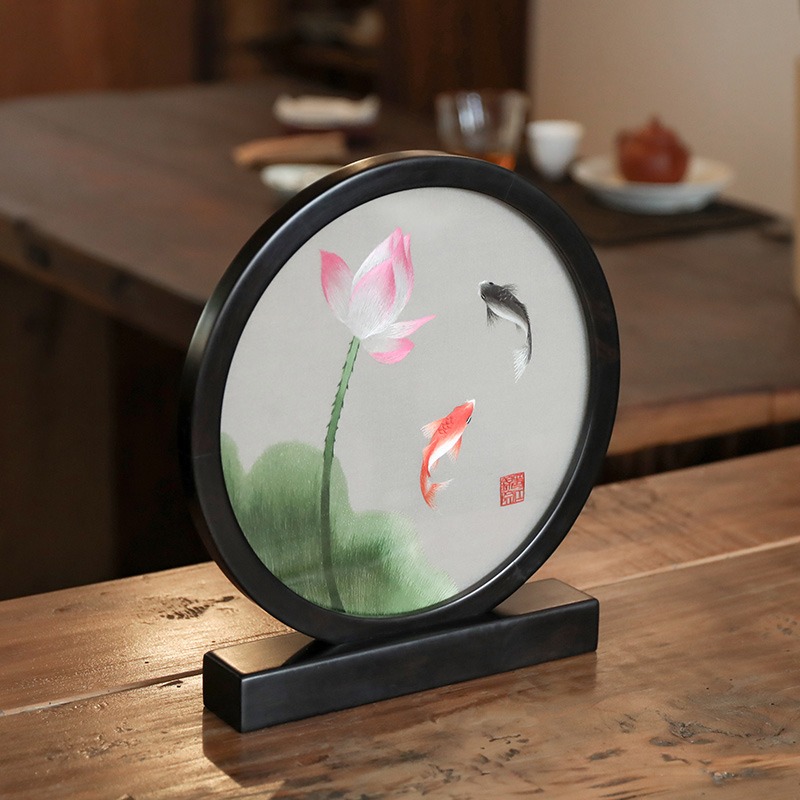 Lotus Silence | Koi of Abundance in Silk