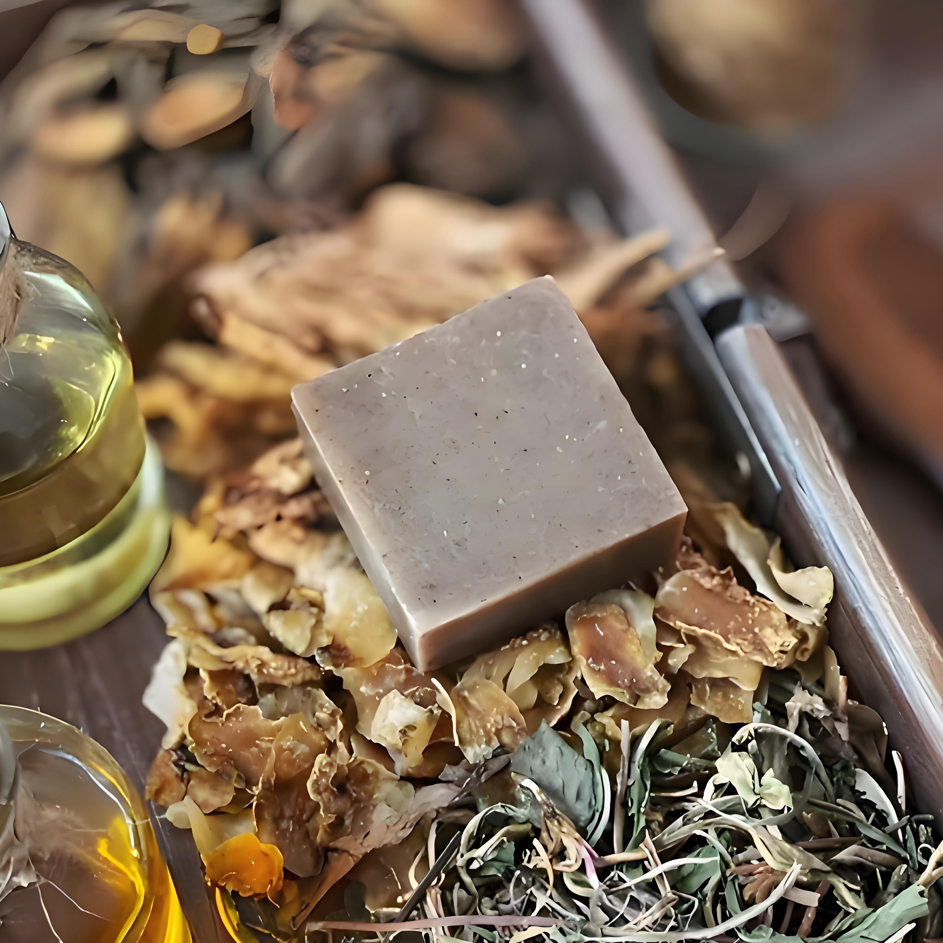 Nine Herbs Botanical Shampoo Bar (Cold Process)