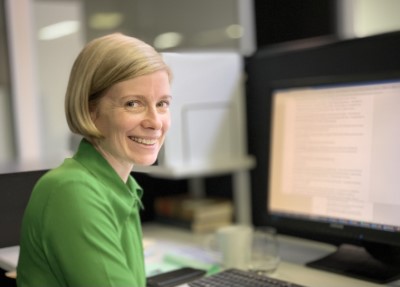 Law student Myfanwy Cummerford during her clerkship at Duffy and Simon