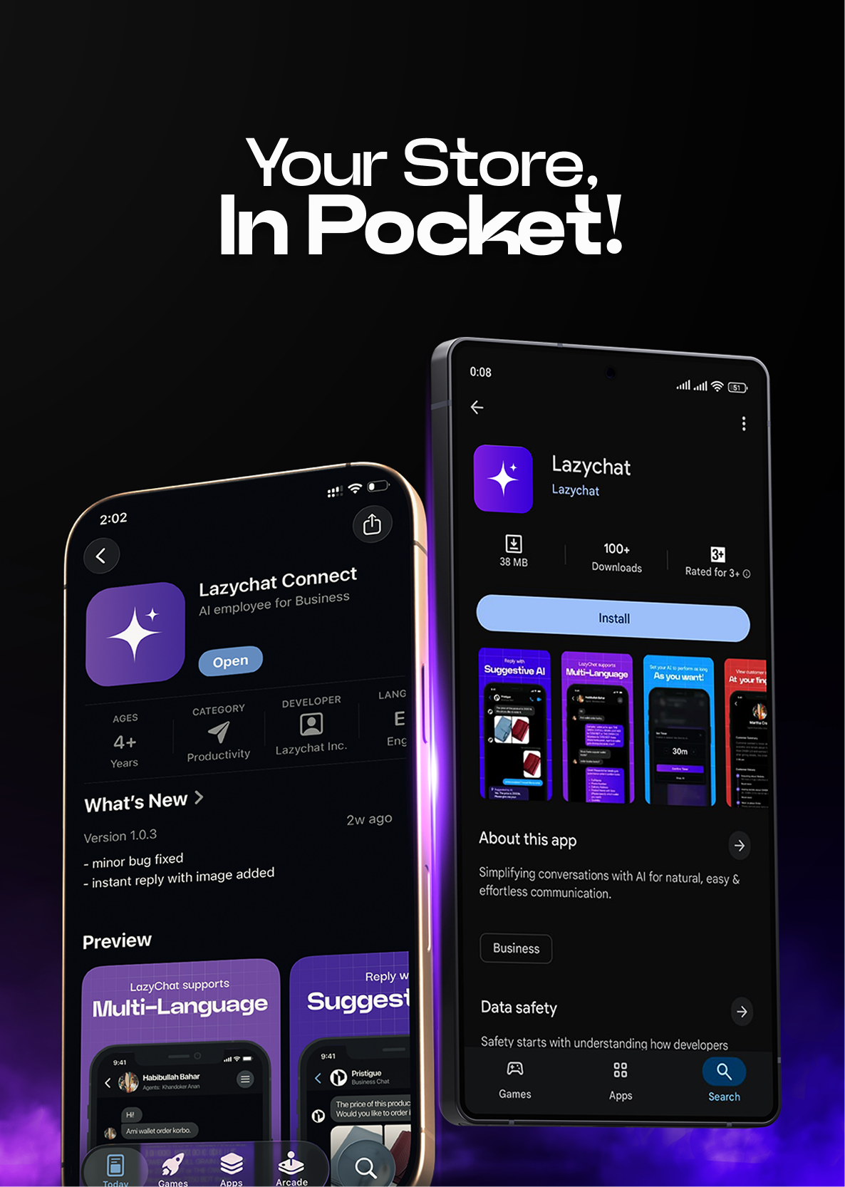 Computer monitor displaying a website with a man wearing glasses and the text '©2025 DESIGN FOR EXPERIENCES*' on a split yellow and gray background.