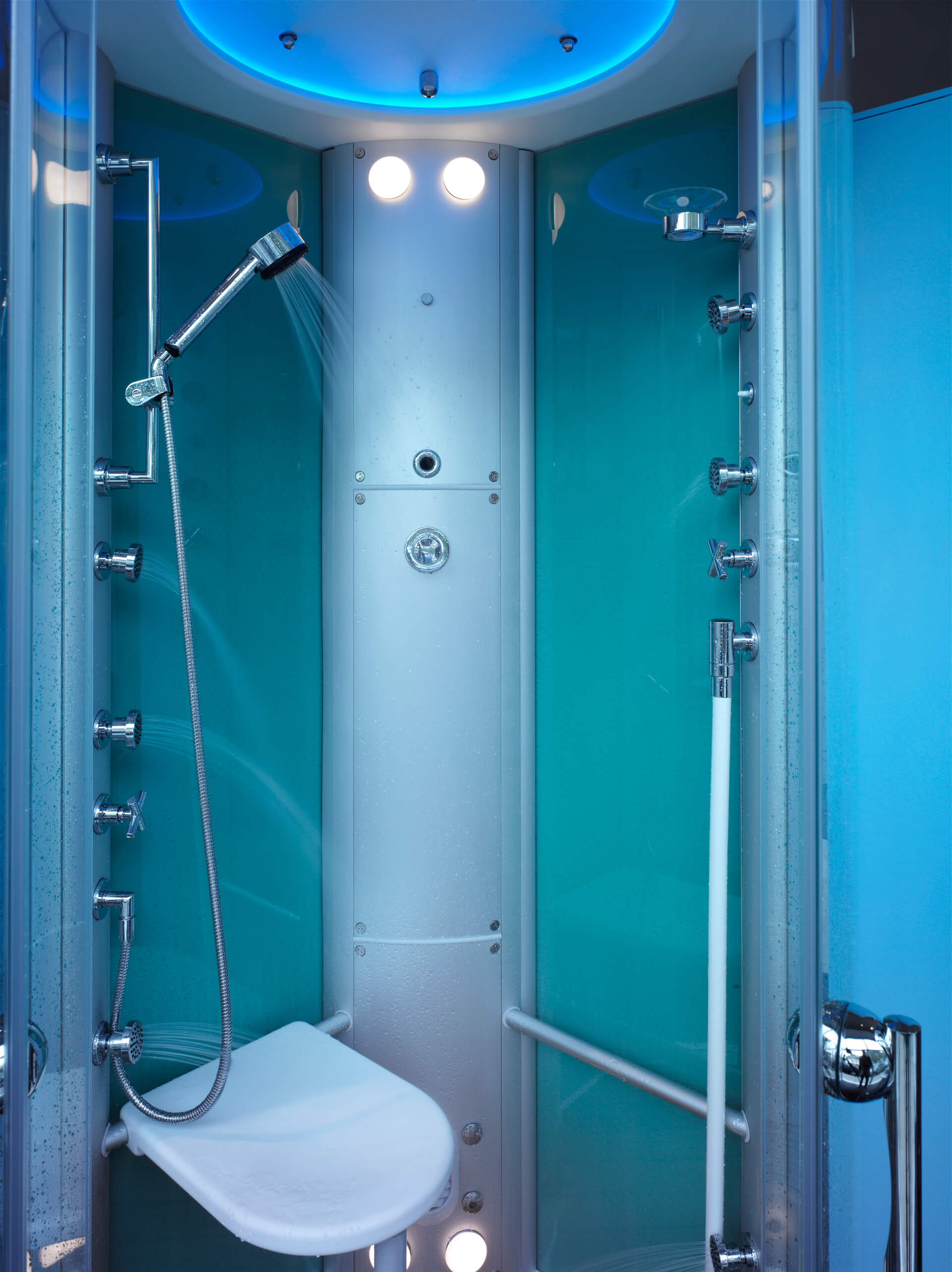 installed shower