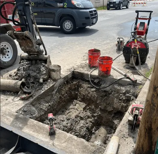 sewer excavation