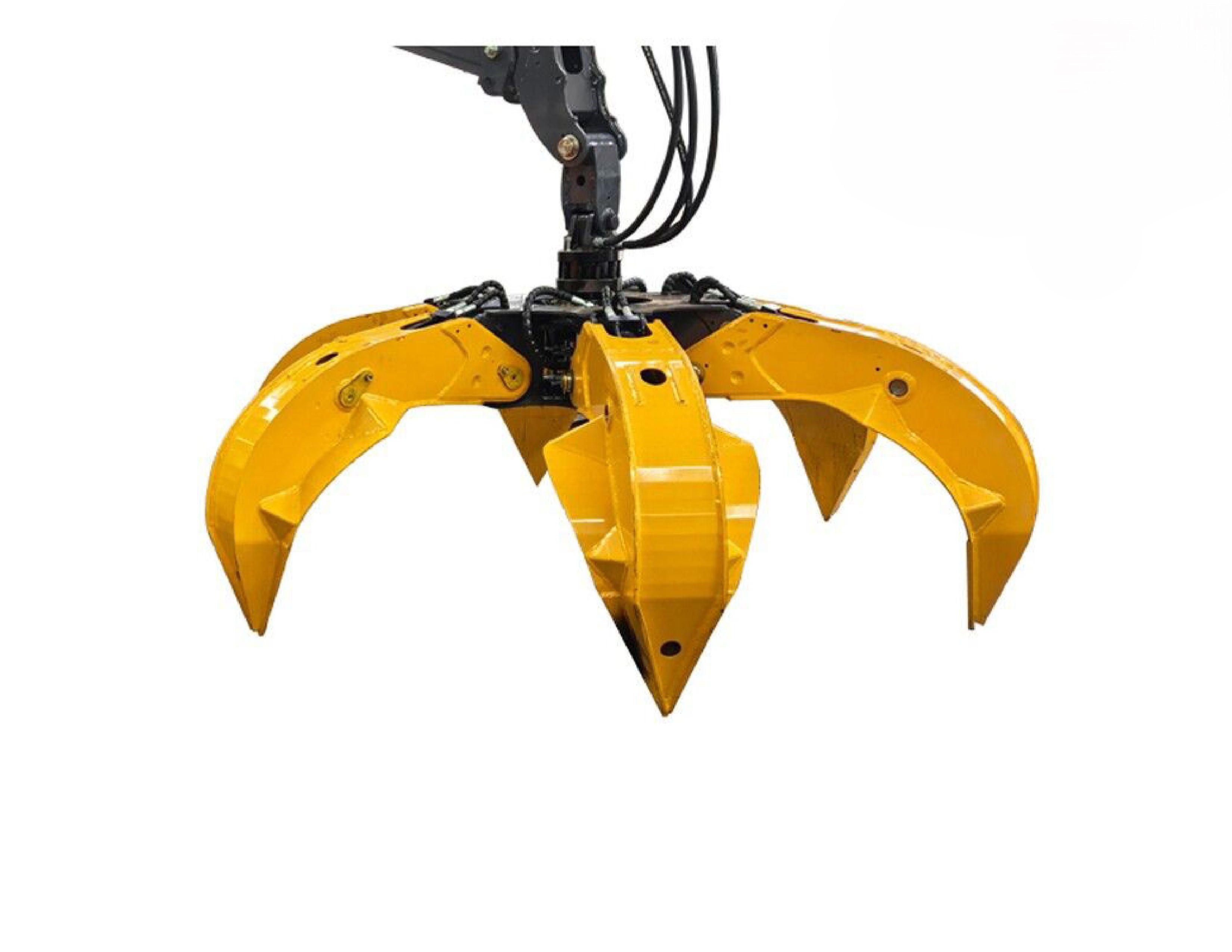 Six Fingers Orange Peel Hydraulic Grab for scrap metal handling