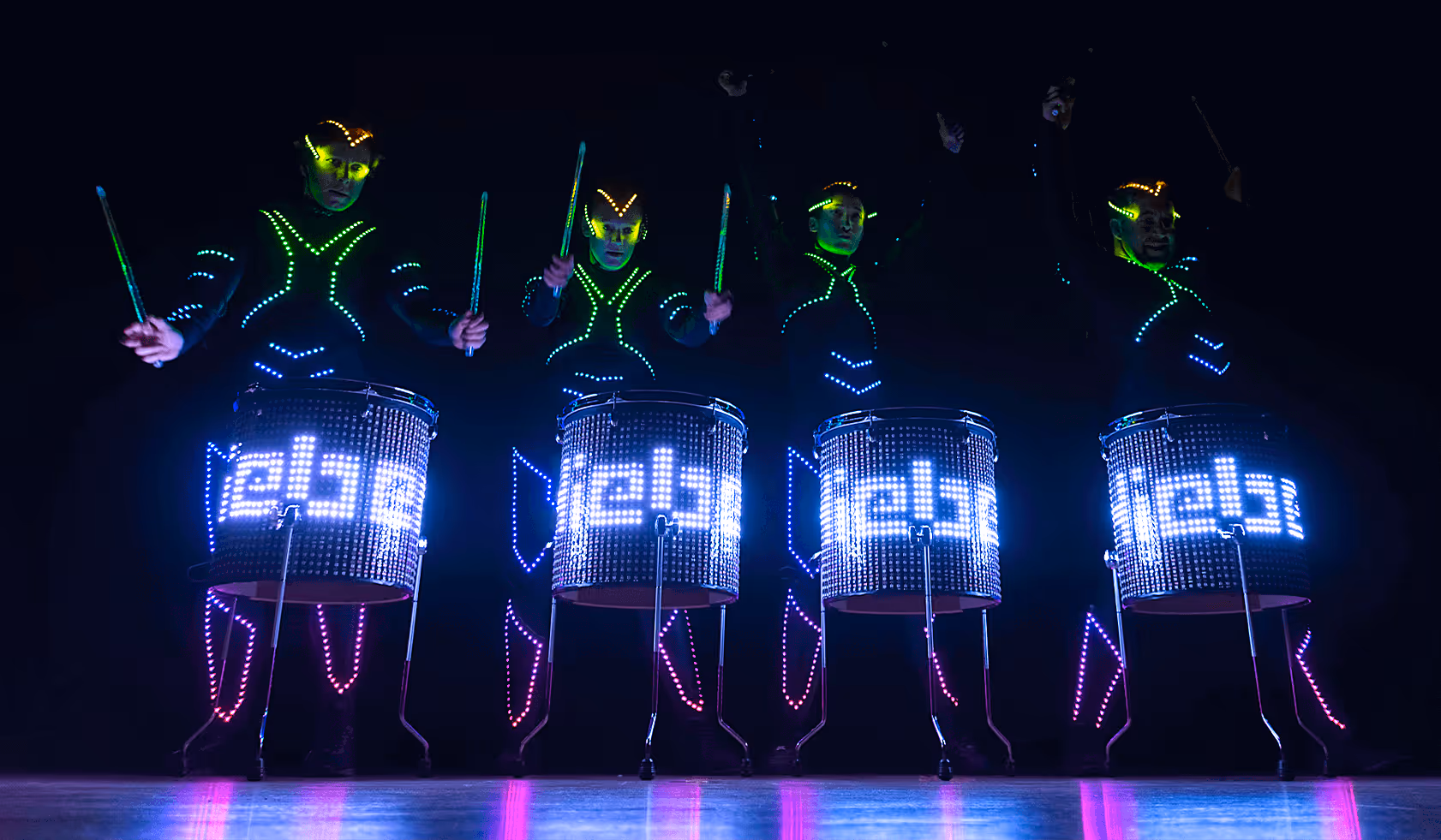 LED Showact – futuristische Lichtshow Performance für Corporate Events