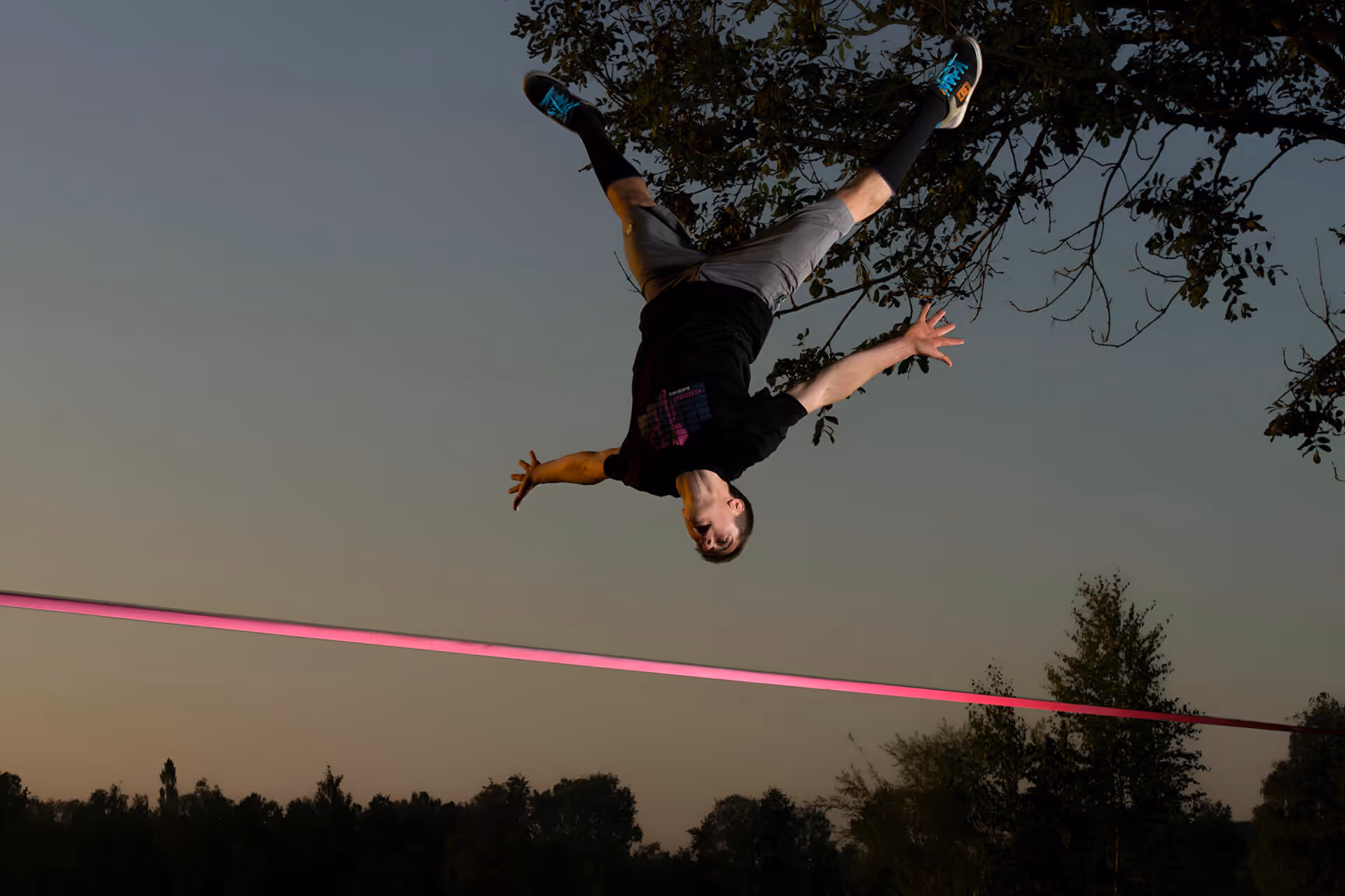 Slackline Showact – Balance Akrobatik Highlight für Events & Galas