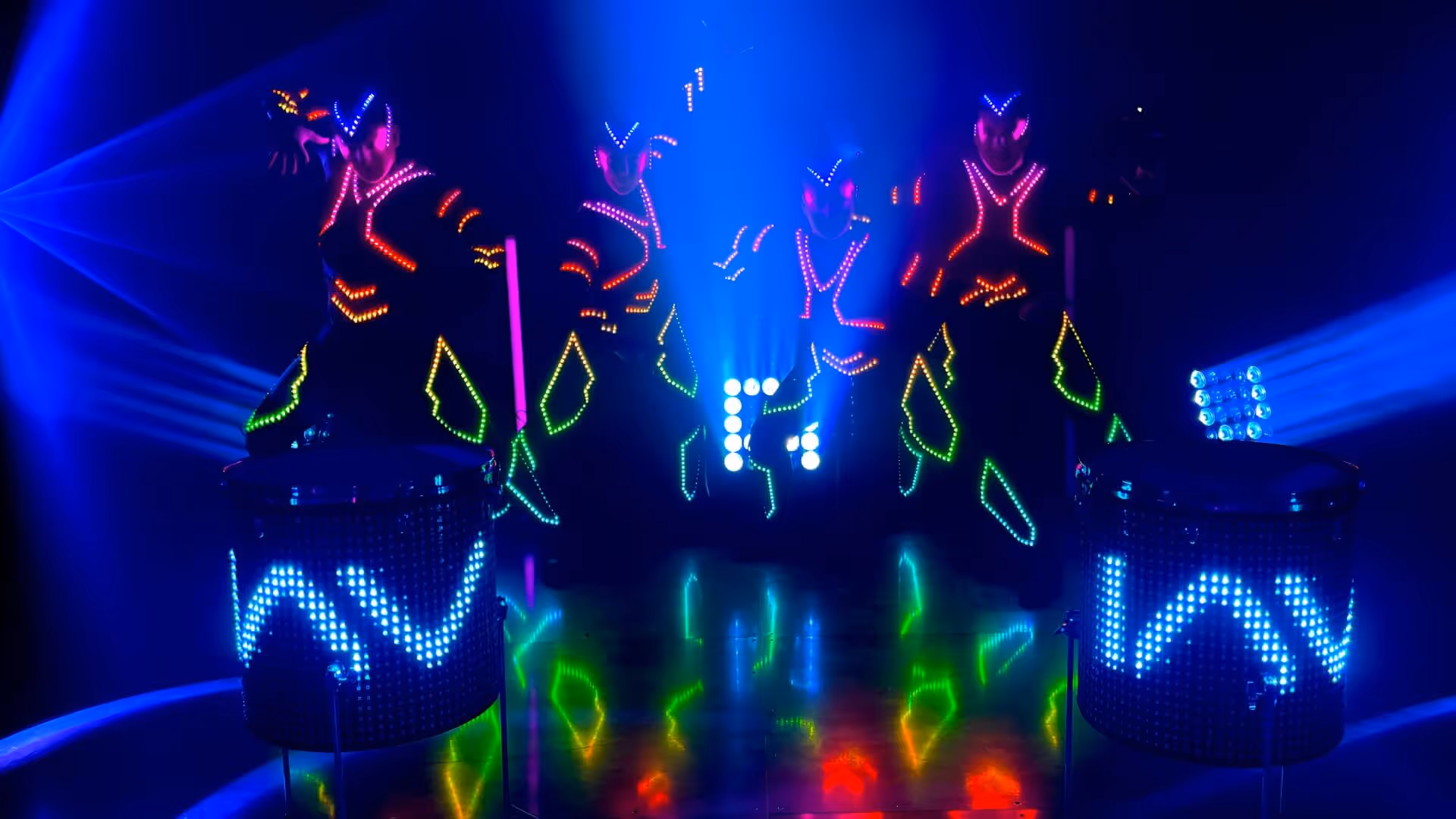 LED Showact – futuristische Lichtshow Performance für Corporate Events