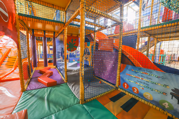 Giant soft play frame