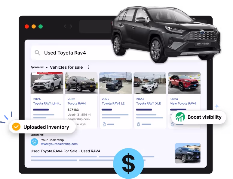 VLA graphic toyota rav4 advertisment