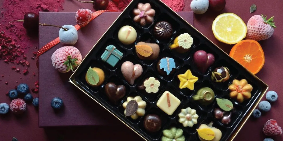 Meridian Chocolate box packaging