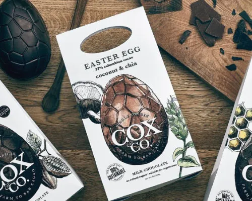 Meridian Chocolate box packaging