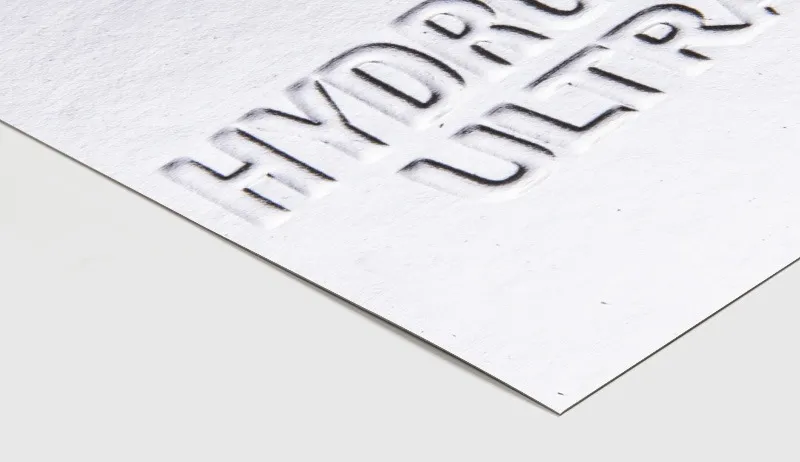 Meridian packaging -Finish -  Embossing