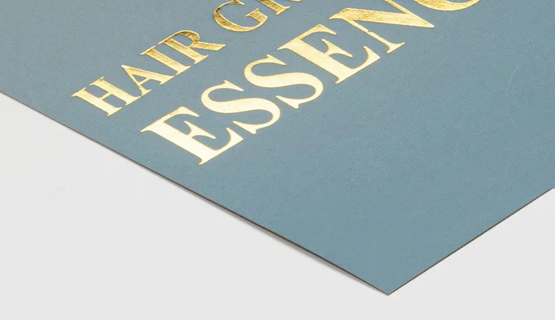 Meridian packaging -Finish  - Hot Foil
