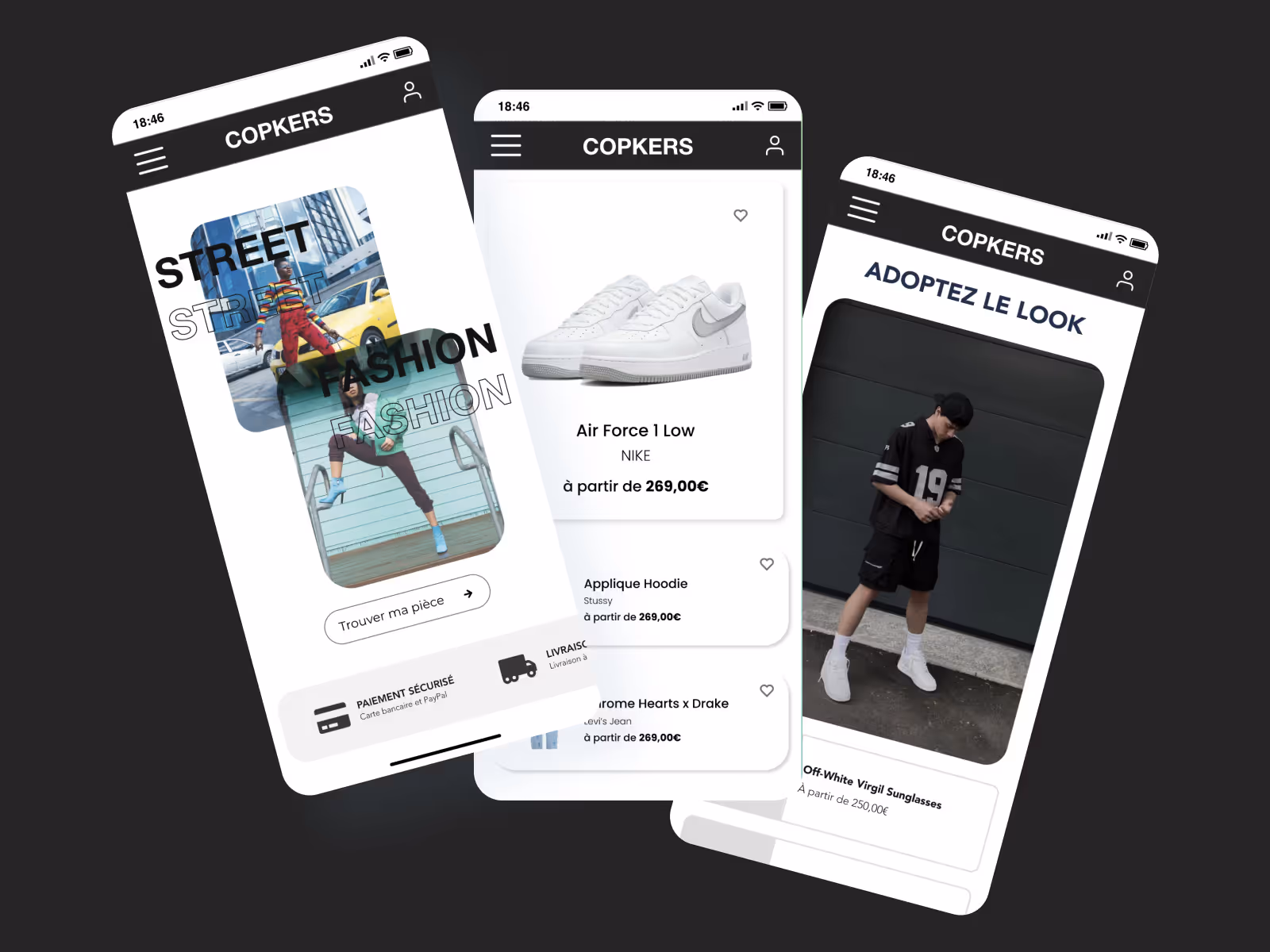 Mockup Application mobile