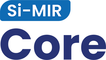 Si-MIR logo with white text on a blue and dark blue background.