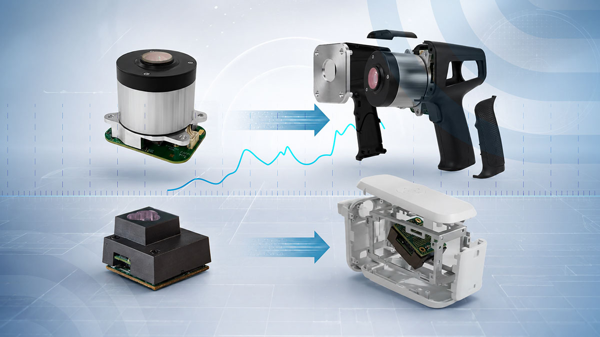 Embedded NIR sensor for product integration