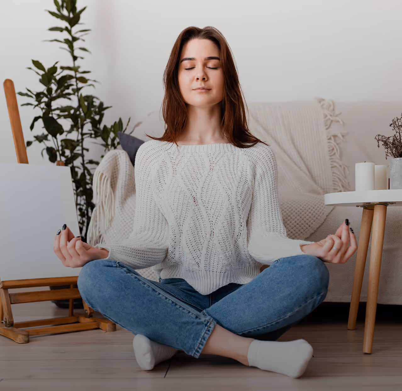 Woman meditaion