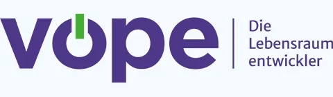 Blue text logo reading Verbund on a transparent background.