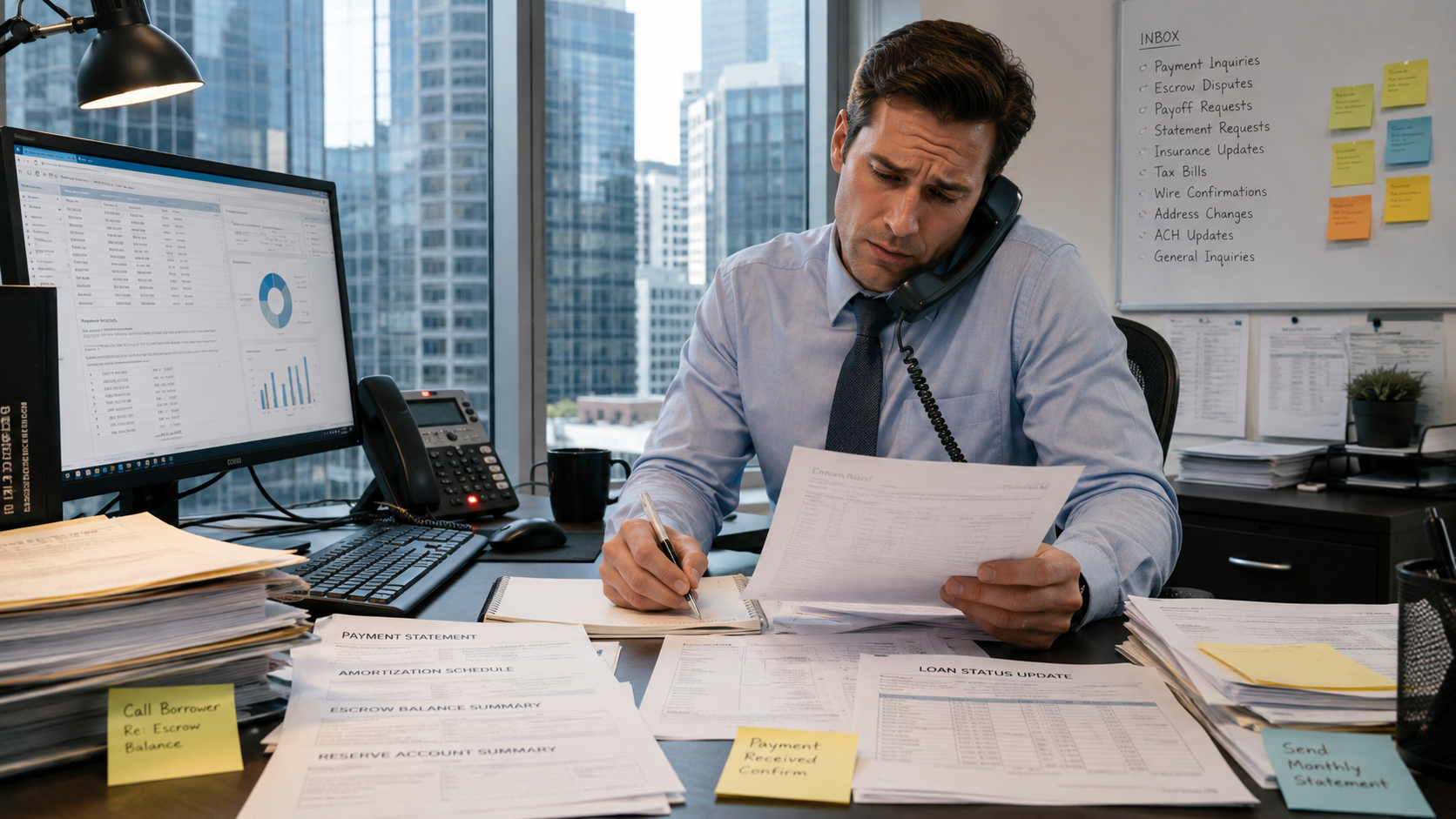 Manual Loan Servicing Process