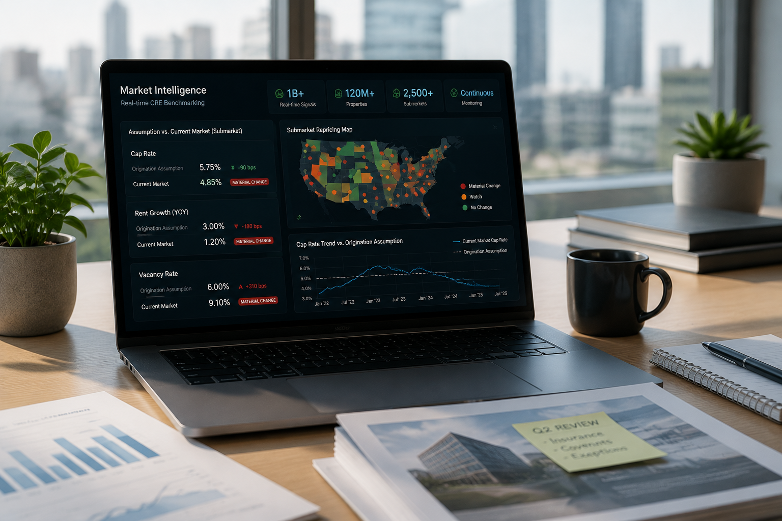 Real-time CRE Benchmarking