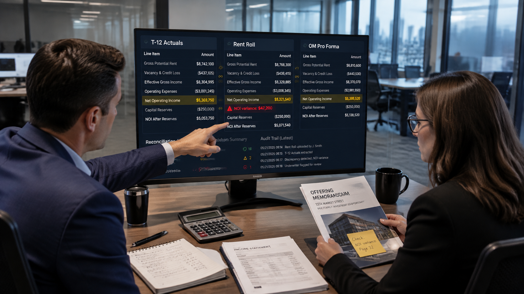 CRE lenders working on DD audit